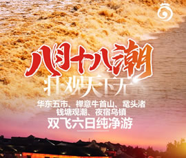 華東五市、 禪意牛首山、黿頭渚、錢塘觀潮 水鄉(xiāng)烏鎮(zhèn)雙飛六日純凈游